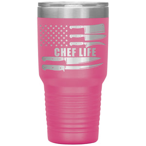 Chef Life Flag, 30oz Tumbler