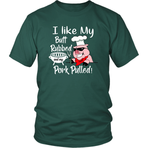 I Like My Butt Rubbed and My Pork Pulled, Men's Triblend, Unisex Tee, Unisex Tank