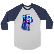 Load image into Gallery viewer, Rottweiler Watercolor Print Unisex Baseball Tee
