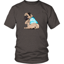 Load image into Gallery viewer, Pug I Love Mom Tattoo Dog Unisex Tee
