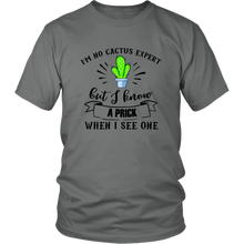 Load image into Gallery viewer, I&#39;m No Cactus Expert, Unisex Tee
