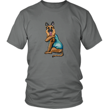 Load image into Gallery viewer, German Shepherd I Love Mom Tattoo Unisex Tee
