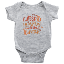 Load image into Gallery viewer, Cutest Pumpkin In The Patch, Onesie
