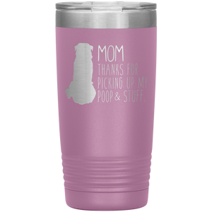 Rottweiler, Mom Thanks For Picking Up My Poop, 20oz Tumbler