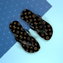 Load image into Gallery viewer, Brown LV Flip Flops
