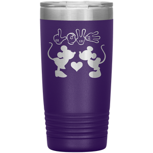 Mickey and Minnie Love, 20oz Tumbler