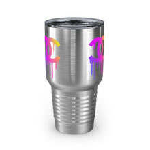 Load image into Gallery viewer, Multi-Colored Print CC Drip Logo, 30oz Tumbler
