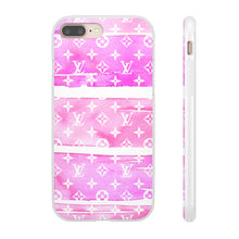 Load image into Gallery viewer, Inspired Pink Watercolor Flexi Phone Case
