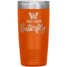 Load image into Gallery viewer, Anti-Social Butterfly, 20oz Tumbler
