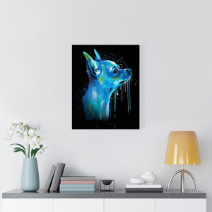 Chihuahua Watercolor, Canvas Wrap