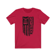 Load image into Gallery viewer, Navy Veteran, Unisex Tee
