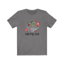 Load image into Gallery viewer, Love You, I Do! Green Baby, Valentine&#39;s Unisex Tee
