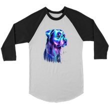 Load image into Gallery viewer, Rottweiler Watercolor Print Unisex Baseball Tee
