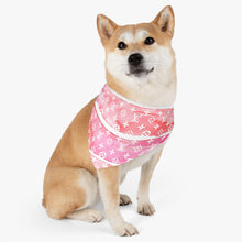 Load image into Gallery viewer, Inspired Red Watercolor Pet Bandana Collar
