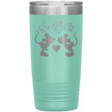 Load image into Gallery viewer, Mickey and Minnie Love, 20oz Tumbler
