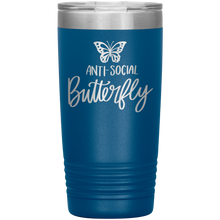 Load image into Gallery viewer, Anti-Social Butterfly, 20oz Tumbler
