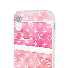 Load image into Gallery viewer, Inspired Red Watercolor Flexi Phone Case
