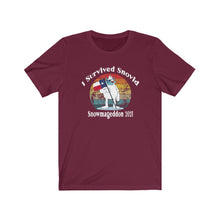 Load image into Gallery viewer, I Survived SNOVID 2021, Snowmagedon, Texas Storm, Unisex Tee
