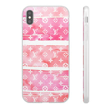 Load image into Gallery viewer, Inspired Red Watercolor Flexi Phone Case
