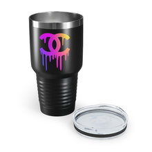 Load image into Gallery viewer, Multi-Colored Print CC Drip Logo, 30oz Tumbler
