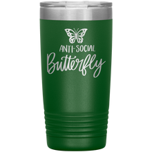 Load image into Gallery viewer, Anti-Social Butterfly, 20oz Tumbler
