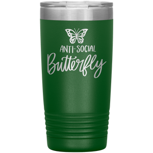 Anti-Social Butterfly, 20oz Tumbler