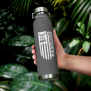 Navy Veteran, 22oz Vacuum Insulated Bottle