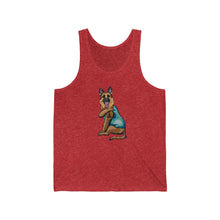 Load image into Gallery viewer, German Shepherd I Love Mom Tattoo, Funny Dog Tank, Unisex Tank

