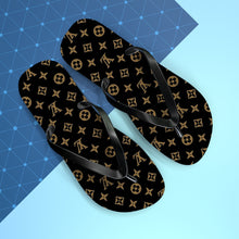 Load image into Gallery viewer, Brown LV Flip Flops
