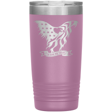 Load image into Gallery viewer, In God We Trust, American Eagle and Flag, 20oz Tumbler
