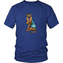 Load image into Gallery viewer, German Shepherd I Love Mom Tattoo Unisex Tee
