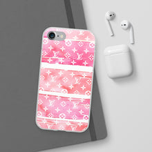 Load image into Gallery viewer, Inspired Red Watercolor Flexi Phone Case
