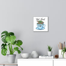Load image into Gallery viewer, But First Coffee Green Baby, Canvas Wrap
