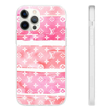 Load image into Gallery viewer, Inspired Red Watercolor Flexi Phone Case
