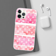 Load image into Gallery viewer, Inspired Red Watercolor Flexi Phone Case
