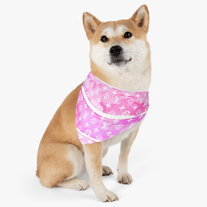 Inspired Pink Watercolor Pet Bandana Collar