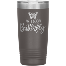 Load image into Gallery viewer, Anti-Social Butterfly, 20oz Tumbler
