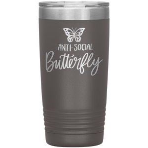 Anti-Social Butterfly, 20oz Tumbler
