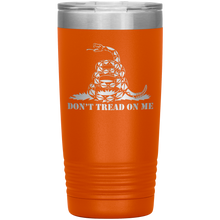 Load image into Gallery viewer, Don&#39;t Tread On Me, 20oz Tumbler

