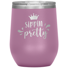 Load image into Gallery viewer, Sippin Pretty, Wine Tumbler
