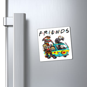 Friends Horror Mystery Machine Magnet, Jason, Freddy, Friday the 13th
