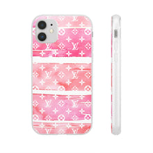 Load image into Gallery viewer, Inspired Red Watercolor Flexi Phone Case
