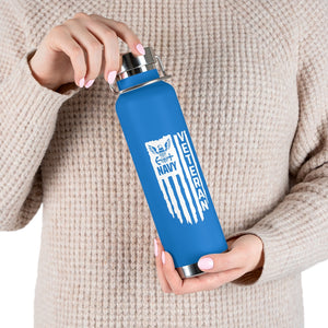 Navy Veteran, 22oz Vacuum Insulated Bottle