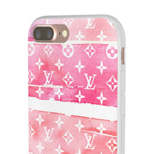 Load image into Gallery viewer, Inspired Red Watercolor Flexi Phone Case
