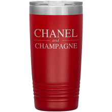 Load image into Gallery viewer, Chanel and Champagne, 20oz Tumbler
