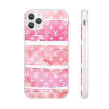Load image into Gallery viewer, Inspired Red Watercolor Flexi Phone Case
