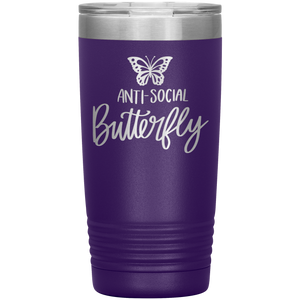Anti-Social Butterfly, 20oz Tumbler