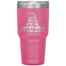 Load image into Gallery viewer, Don&#39;t Tread on Me Snake Tumbler, 30oz Tumbler

