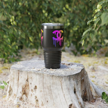 Load image into Gallery viewer, Multi-Colored Print CC Drip Logo, 30oz Tumbler
