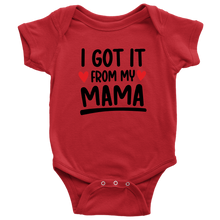 Load image into Gallery viewer, I Got It From My Mama, Onesie
